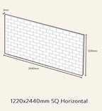 Wetwall Tile Collection - Pure White Tile | Gloss