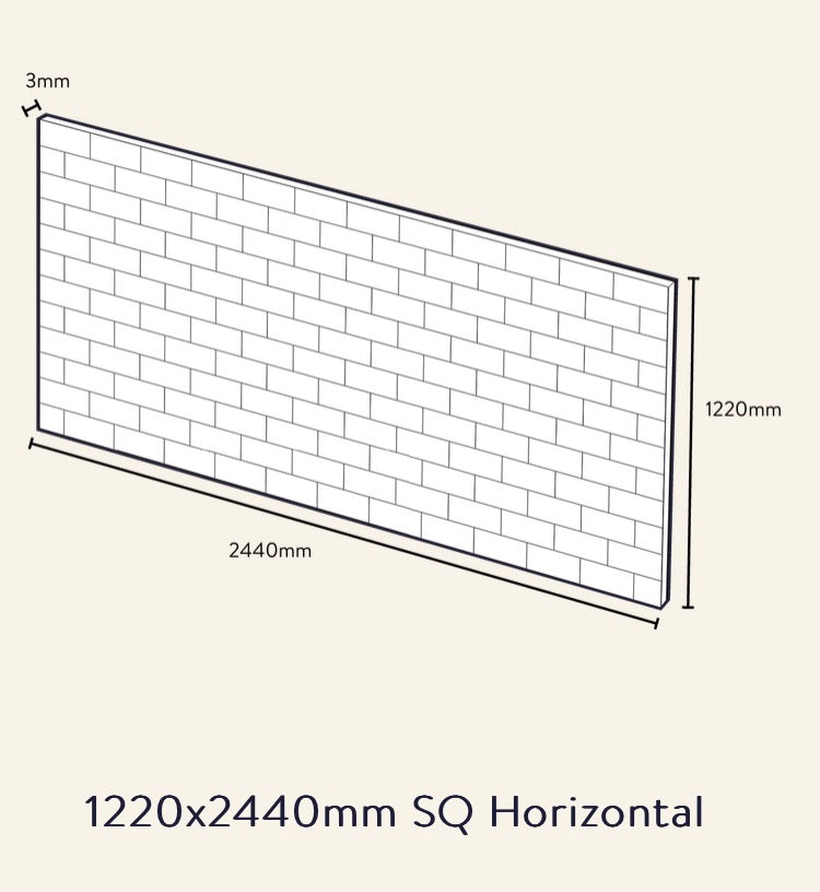 Wetwall Tile Collection - Mocha Tile | Gloss