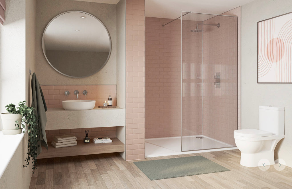 Wetwall Tile Collection - Blush Tile | Gloss