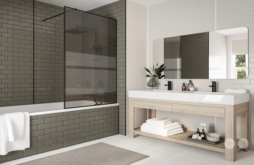 Wetwall Tile Collection - Moss Tile | Gloss