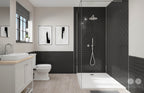 Wetwall Tile Collection - Black Tile | Gloss