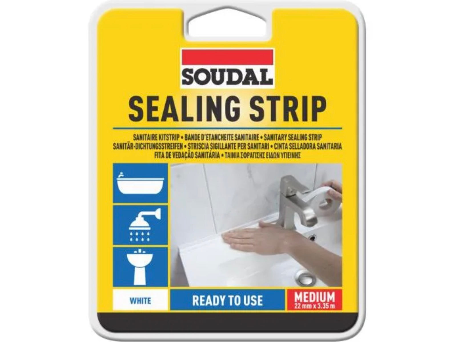 Bath/Shower Self Adhesive Sealing Strip Tape (3.35m)
