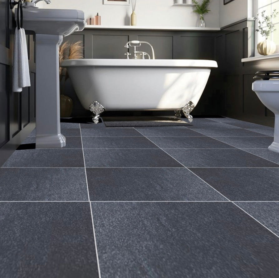 Cladworks Tile Effect Flooring Collection - Oiled Slate