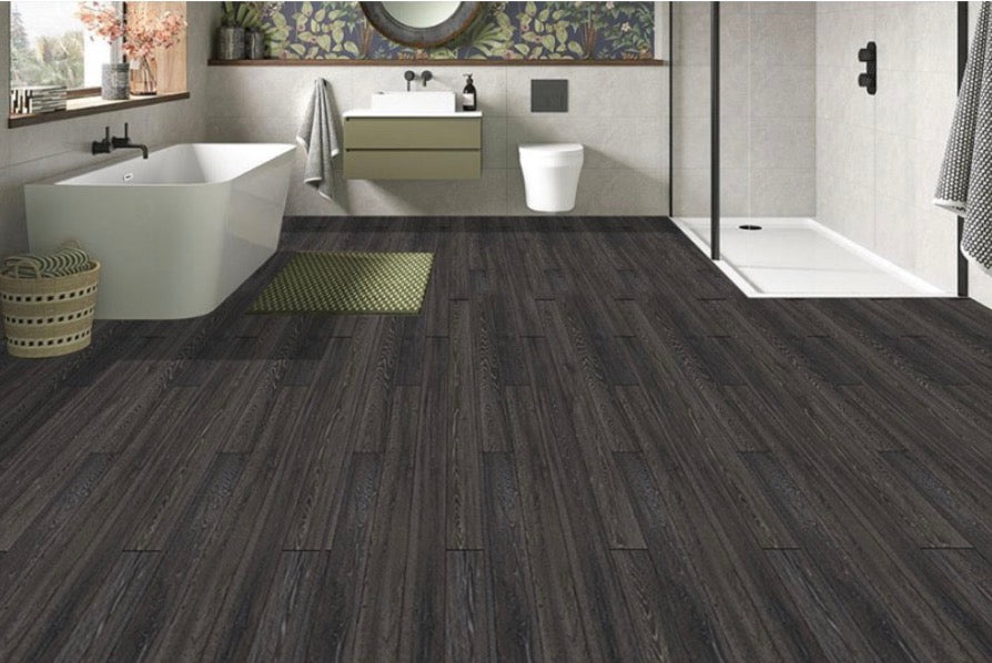 Cladworks Plank Effect Flooring Collection - Black Oak