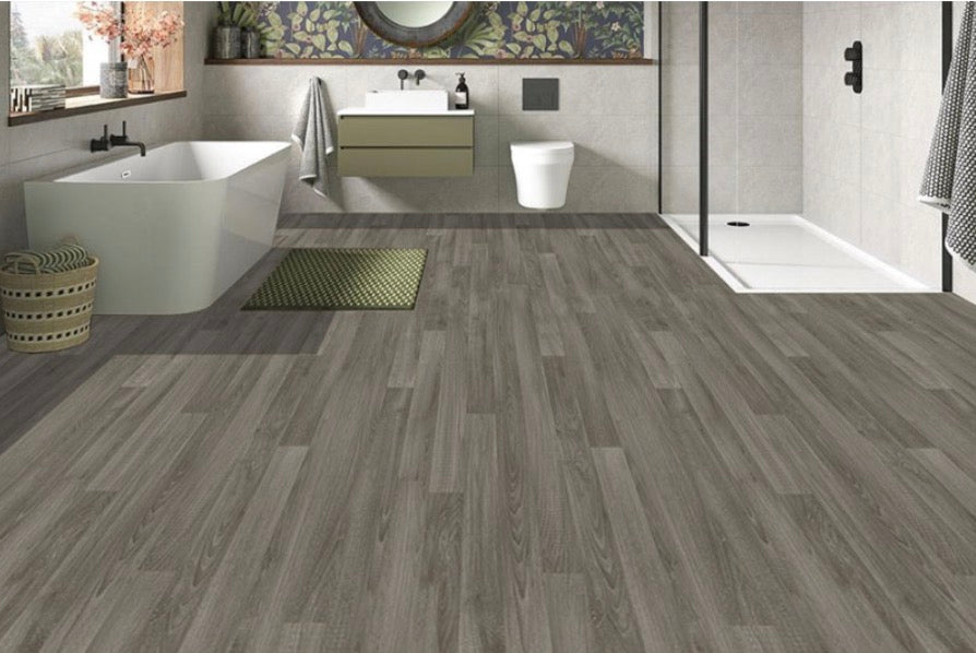 Cladworks Plank Effect Flooring Collection - Grey Oak