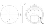 Illuminated Mirrors - Savita Round Back-Lit LED Mirror