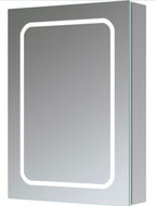 Cabinet Mirrors - Rika 500mm 1 Door Front-Lit LED Mirror Cabinet