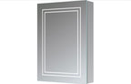 Cabinet Mirrors - Suki 500mm 1 Door Front-Lit LED Mirror Cabinet