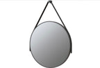 Plain Mirrors - Mako 600mm Round Mirror - Matt Black