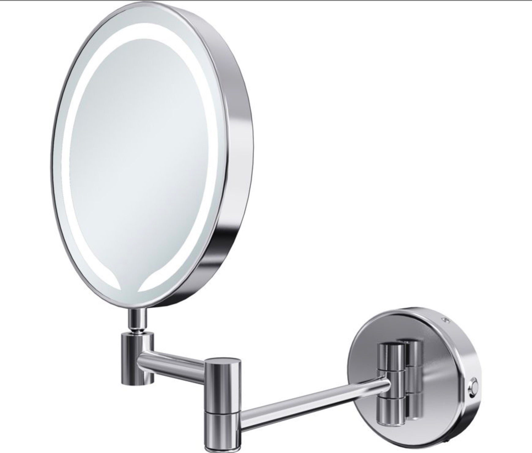 Cosmetic Mirrors - Hoshi Round LED Cosmetic Mirror - Chrome