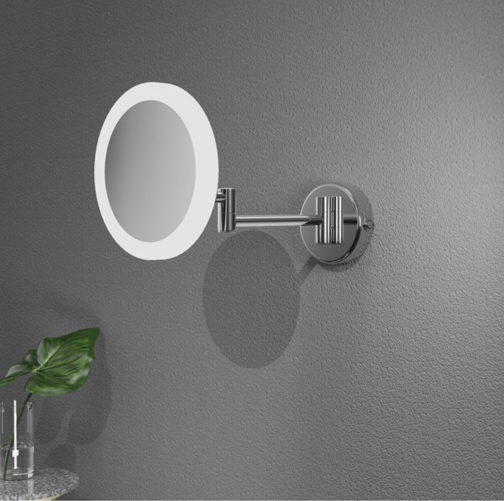 Cosmetic Mirrors - Sora Round LED Cosmetic Mirror - Frameless