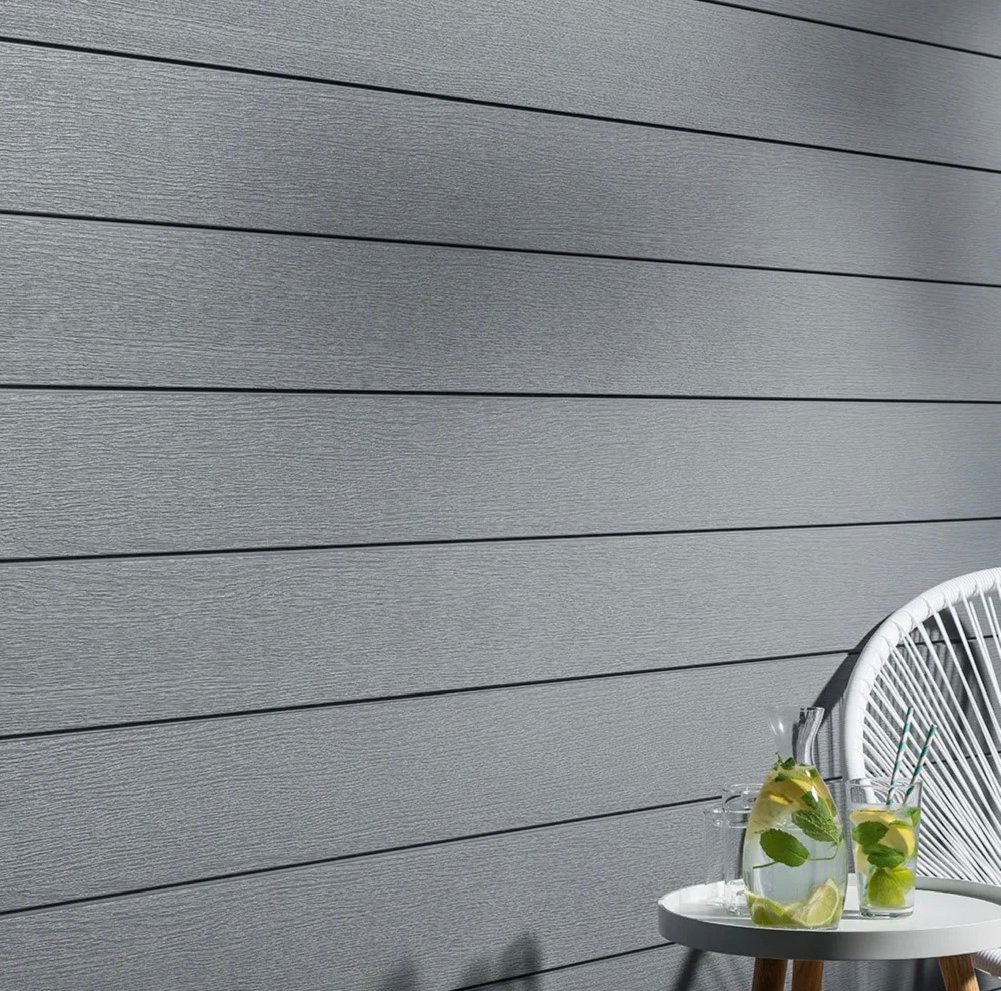 Cladworks Exterior - Modern Wood Quartz Grey (332mm x 2950mm)