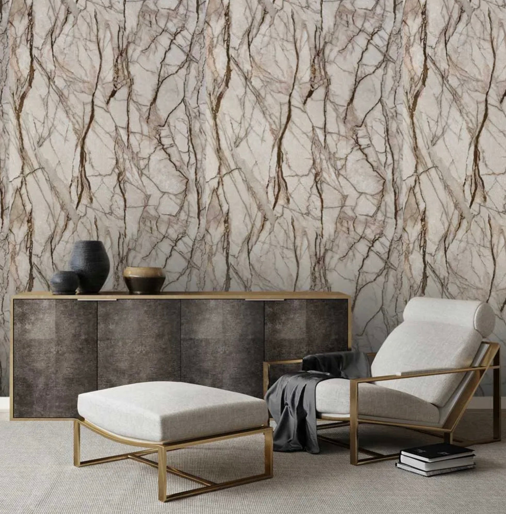 Maxi Shower Panel - Antique Marble GLOSS