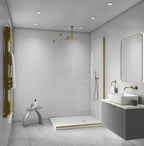 Maxi Shower Panel - Fusion Light Grey GLOSS