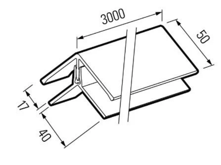 Cladworks Exterior - 2-Part Universal Corner 3000mm