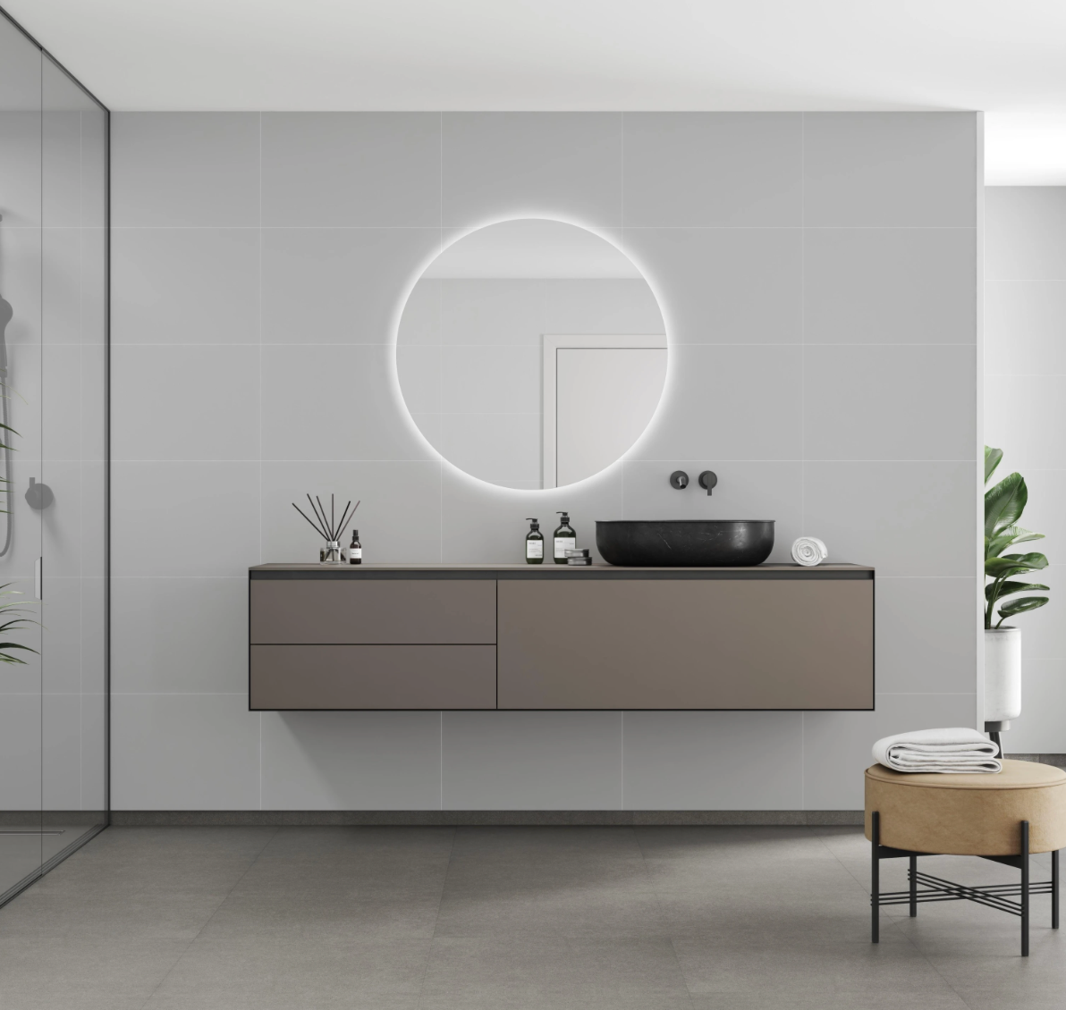 Fibo Contemporary Range | Light Grey