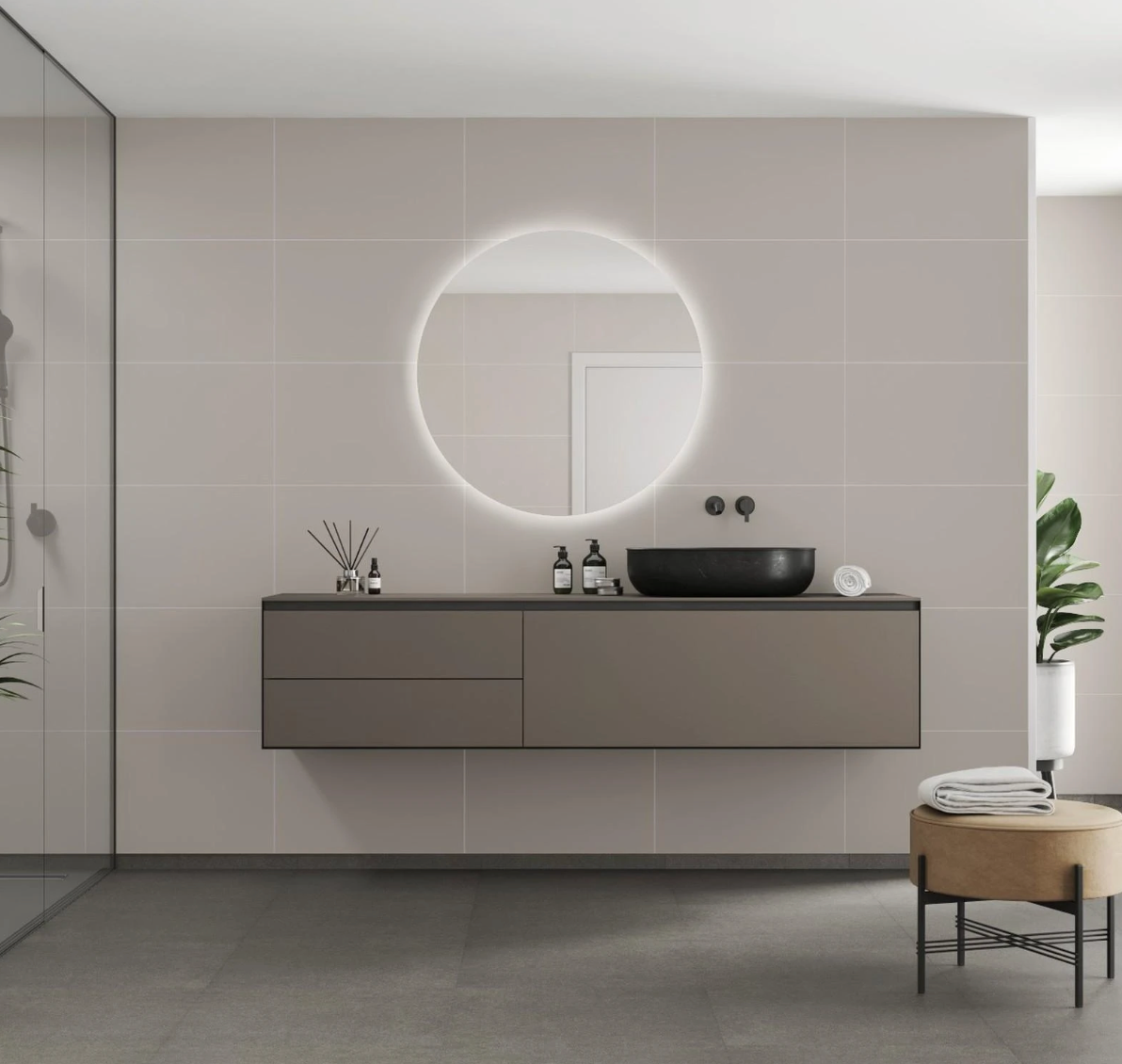 Fibo Contemporary Range | Warm Grey