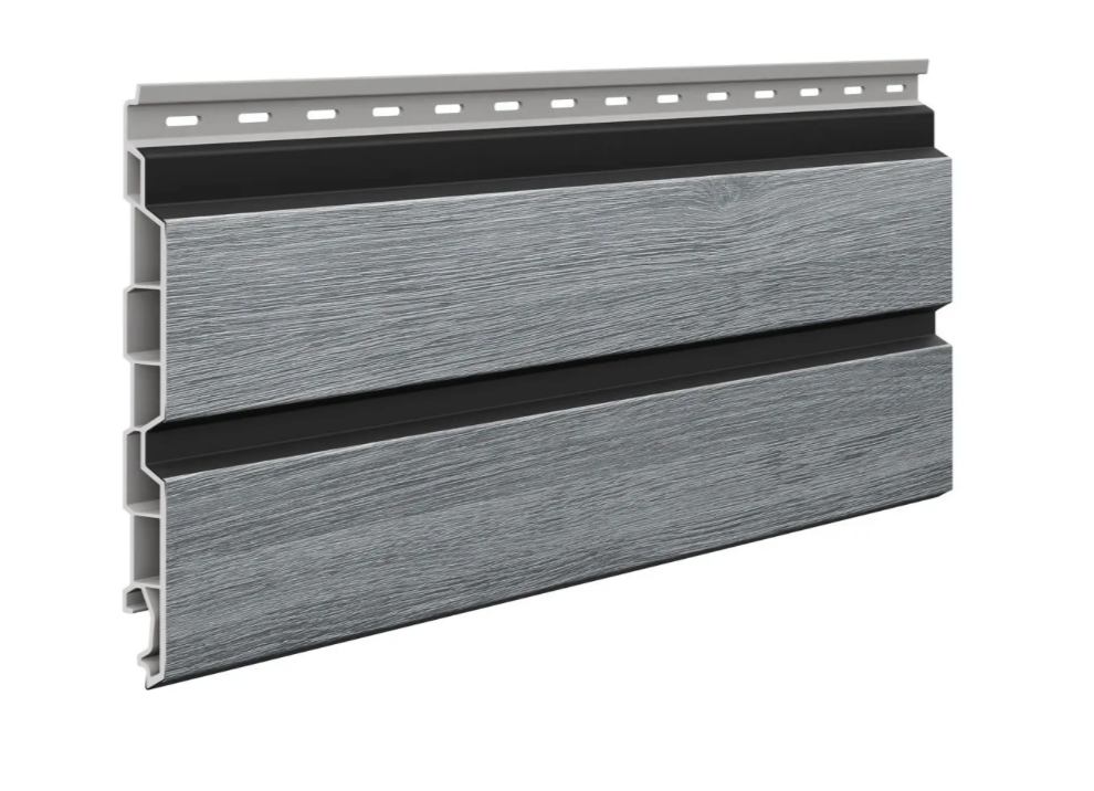 Solvo - Double Panel Grey Oak V Black (3m)