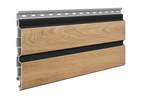 Solvo - Double Panel Natural Oak V Black (3m)