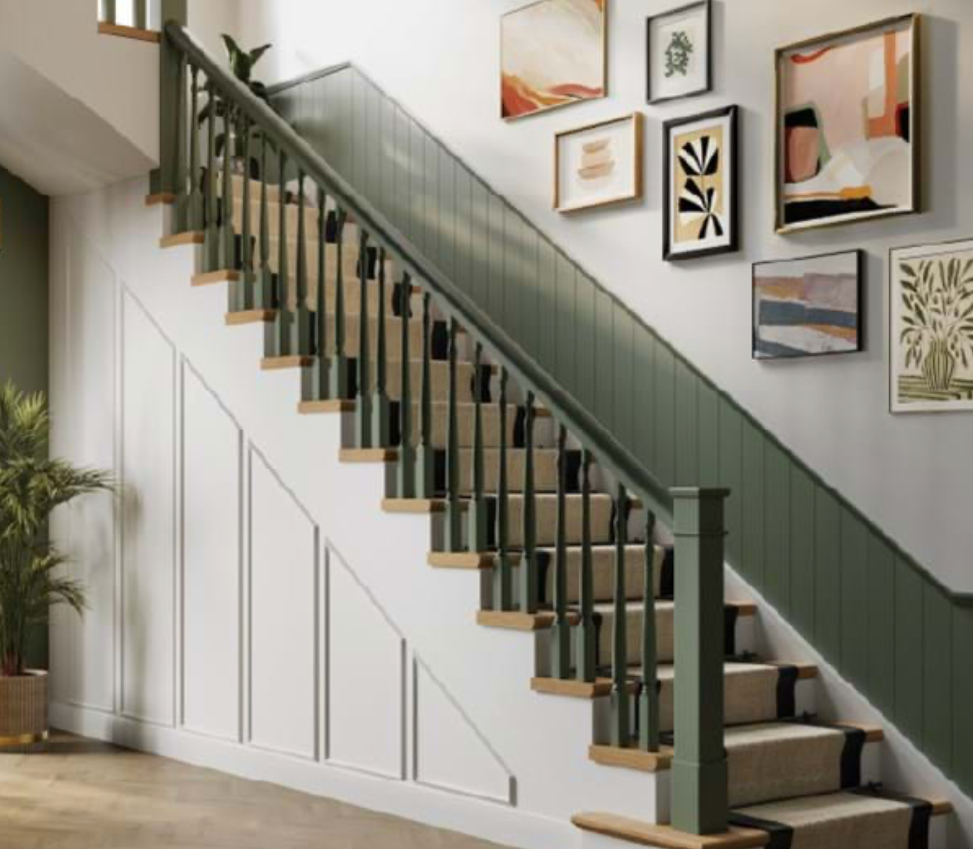 Naturepanel Shiplap Collection - Stone Green