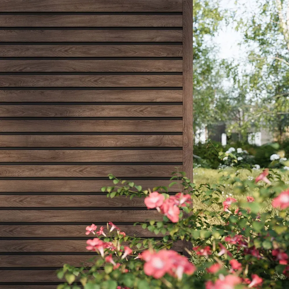 Solvo - Double Panel Chocolate Oak V Black (3m)