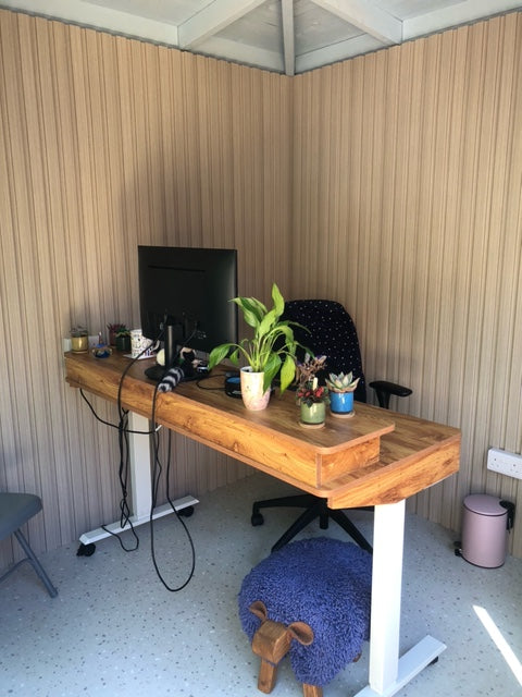 PVC Thermo-Slat Wall Panel - Ash Grey