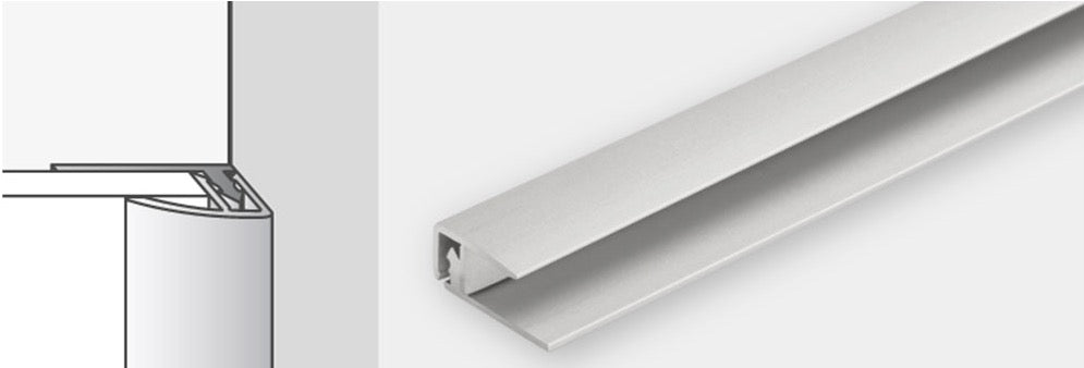 Dumawall+ Trims - Aluminium 2 Part Finishing Profile