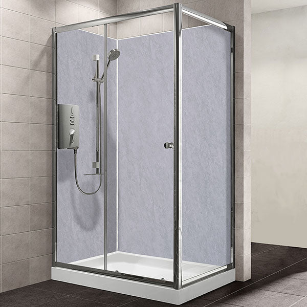 Maxi Shower Panel - Fusion Light Grey GLOSS
