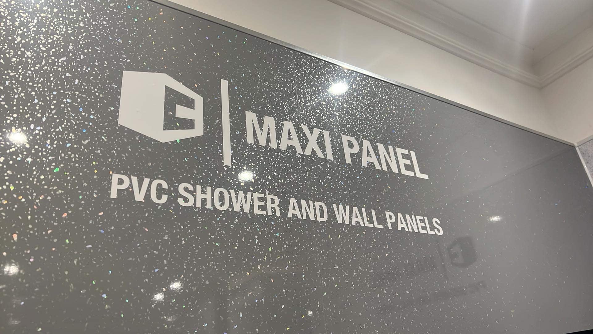 Maxi Shower Panel - Grey Sparkle