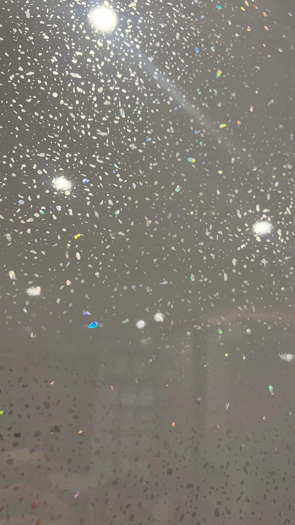 Maxi Shower Panel - Grey Sparkle GLOSS