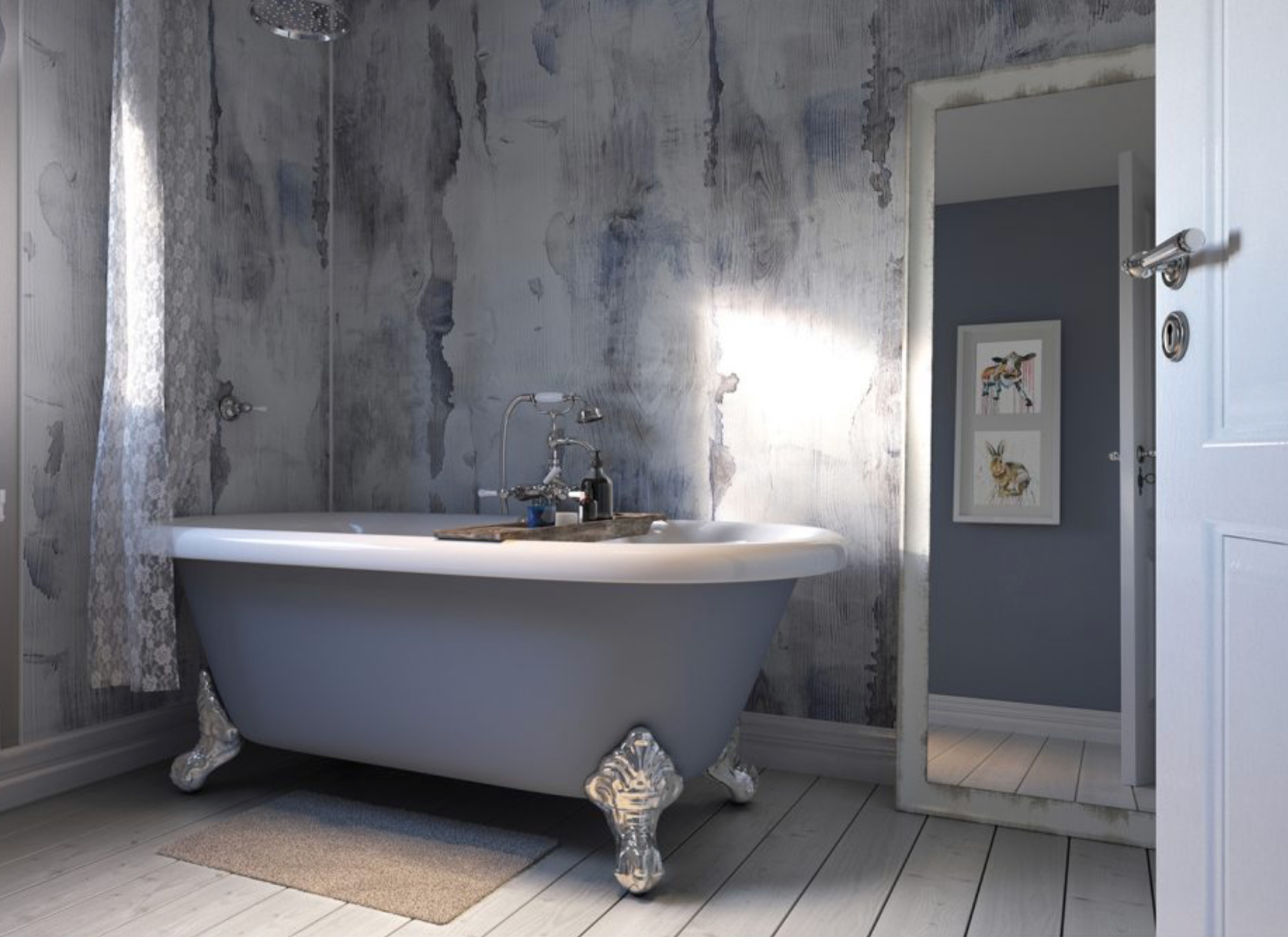 Showerwall Laminate Quarry Collection - Nautical Wood