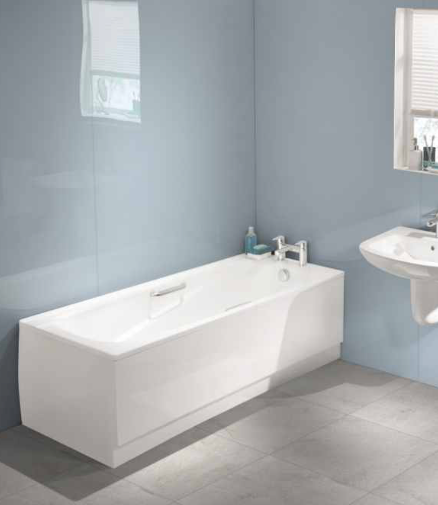 Showerwall Acrylic Solid Colours Collection - Sky