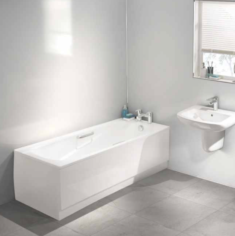 Showerwall Laminate Mineral Collection - White Gloss