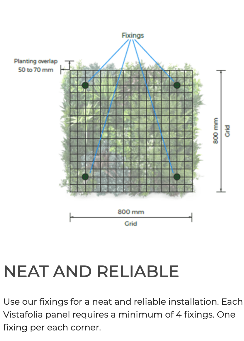 Vistafolia  - Fixing System