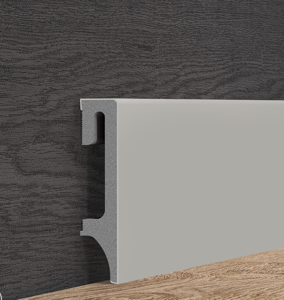 Vox Skirting Board 80mm -  Warm Grey
