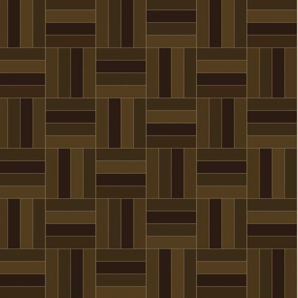 Showerwall Acrylic Patterns & Tiles Collection - Square Parquet Bronze