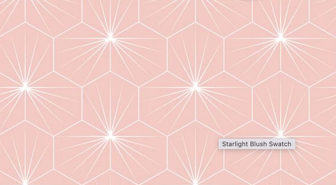 Showerwall Acrylic Patterns & Tiles Collection - Starlight Blush