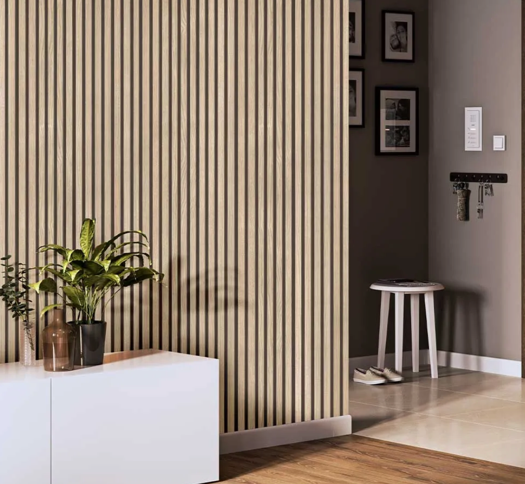 Vilo Modern Wall Panels - Light Lamella Small