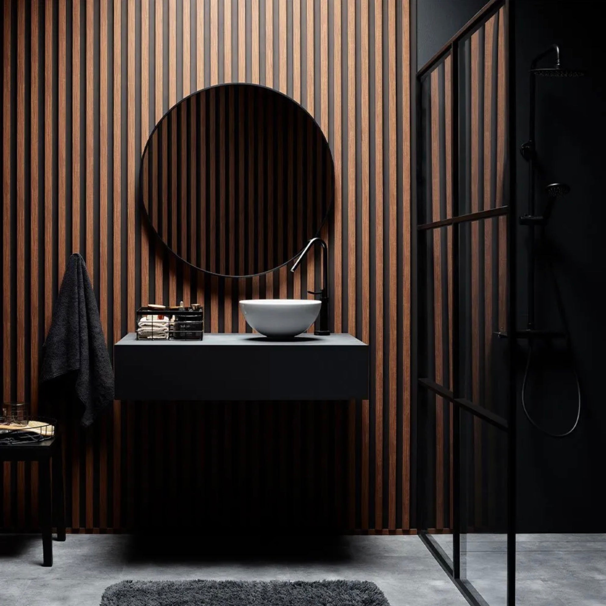 VOX Linerio L-Line Slat Panels - Mocca