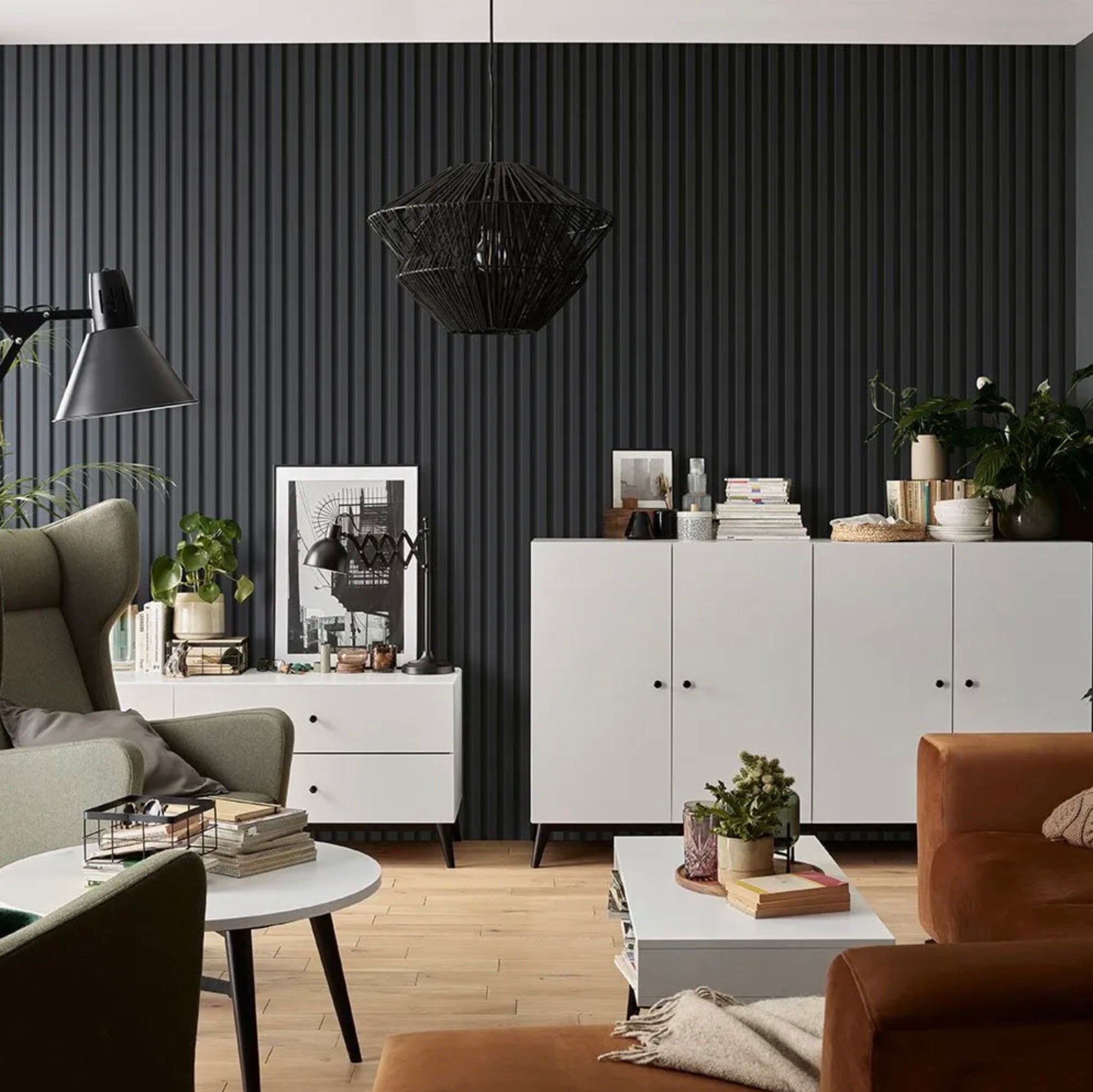 VOX Linerio L-Line Slat Panels - Anthracite