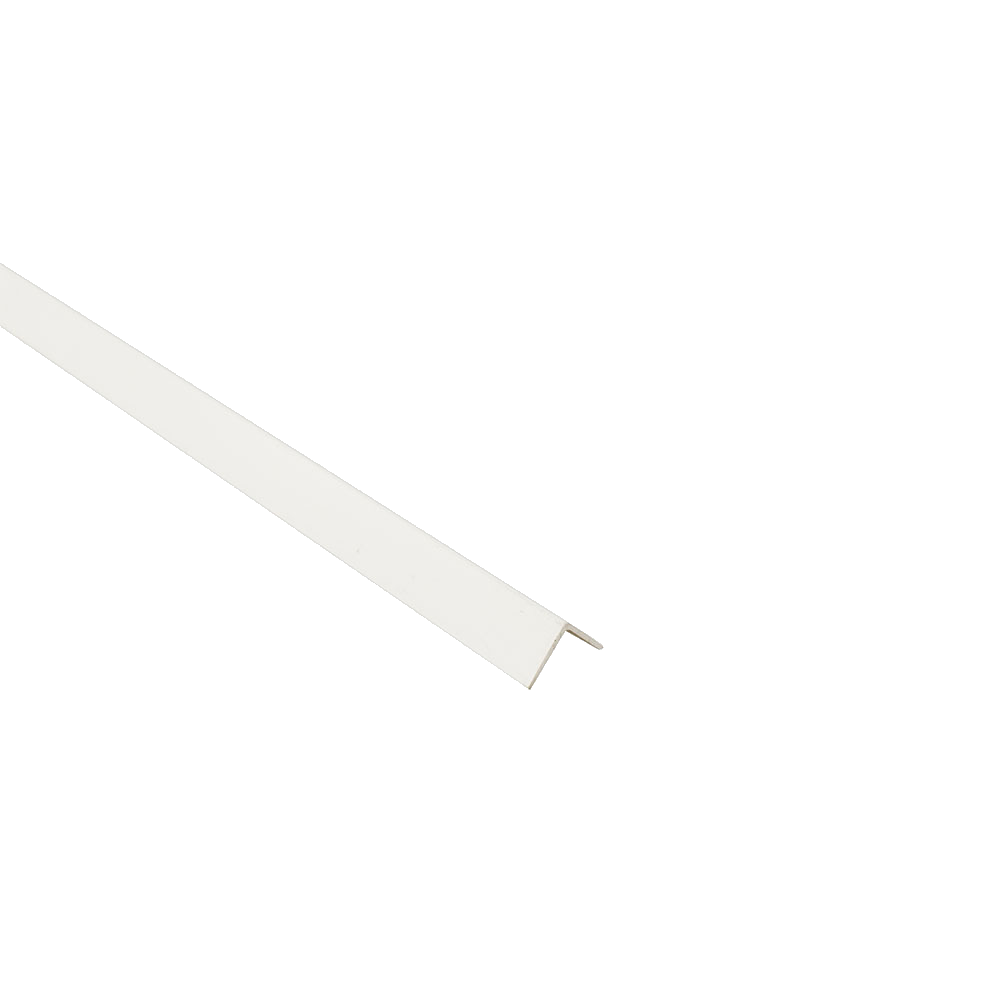 Plastic Trims - External Angle Trim 15 x 15mm - White