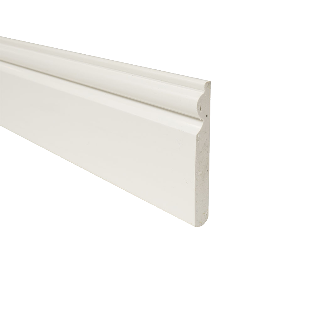 PVC Ogee Style Skirting Board 95mm - Pack of 2