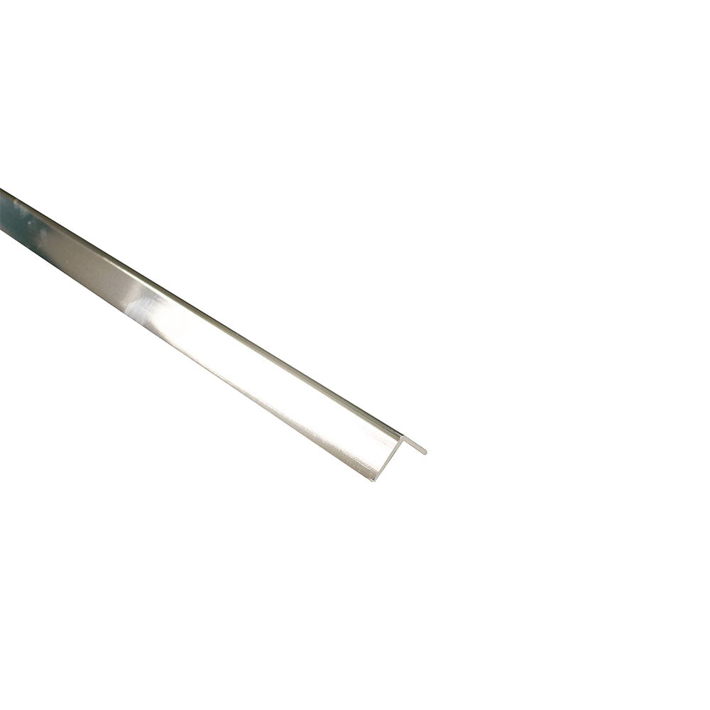 Plastic Trims - External Angle Trim 15 x 15mm - Chrome