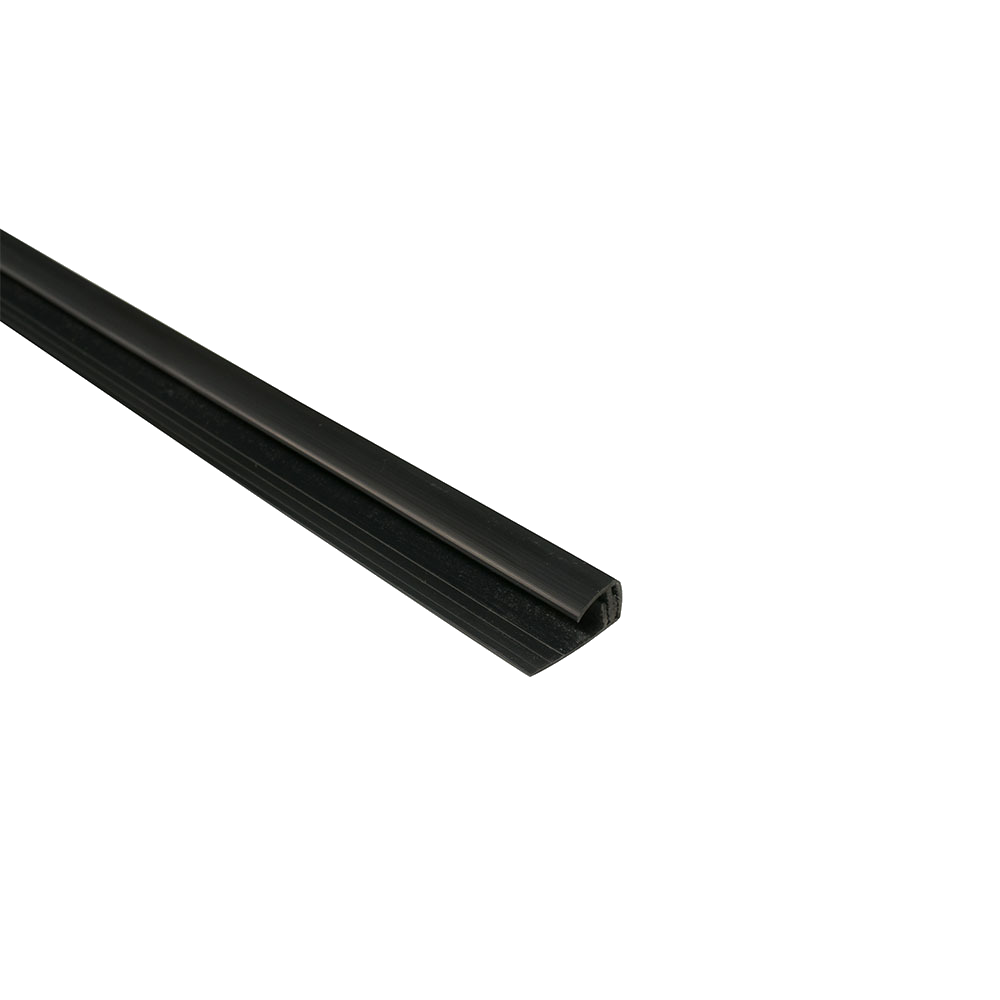 Dumalock Trims - 2 Part End Profile 8mm Black