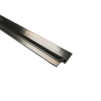 Maxi Shower Panel Plastic Trims - 10.5mm Black Internal Corner