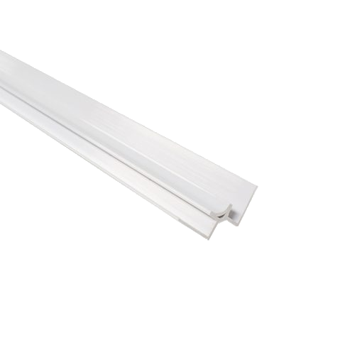 Maxi Shower Panel Plastic Trims - 10.5mm White Internal Corner