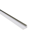 Maxi Shower Panel Plastic Trims - 10.5mm Chrome End Cap