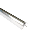 Maxi Shower Panel Plastic Trims - 10.5mm Chrome External Corner
