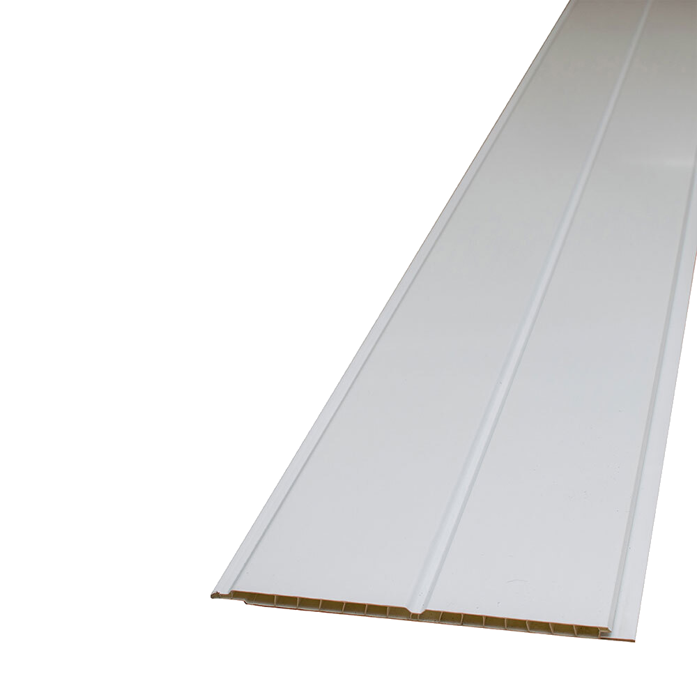 Ceiling Cladding Panels - Gloss White V Groove 2.7m
