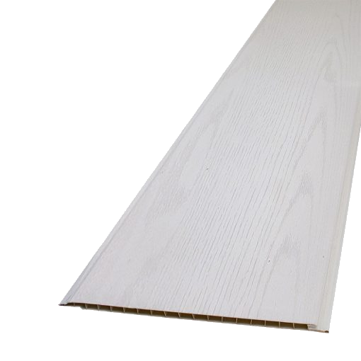 Ceiling Cladding Panels - White Wood / White V 2.7m